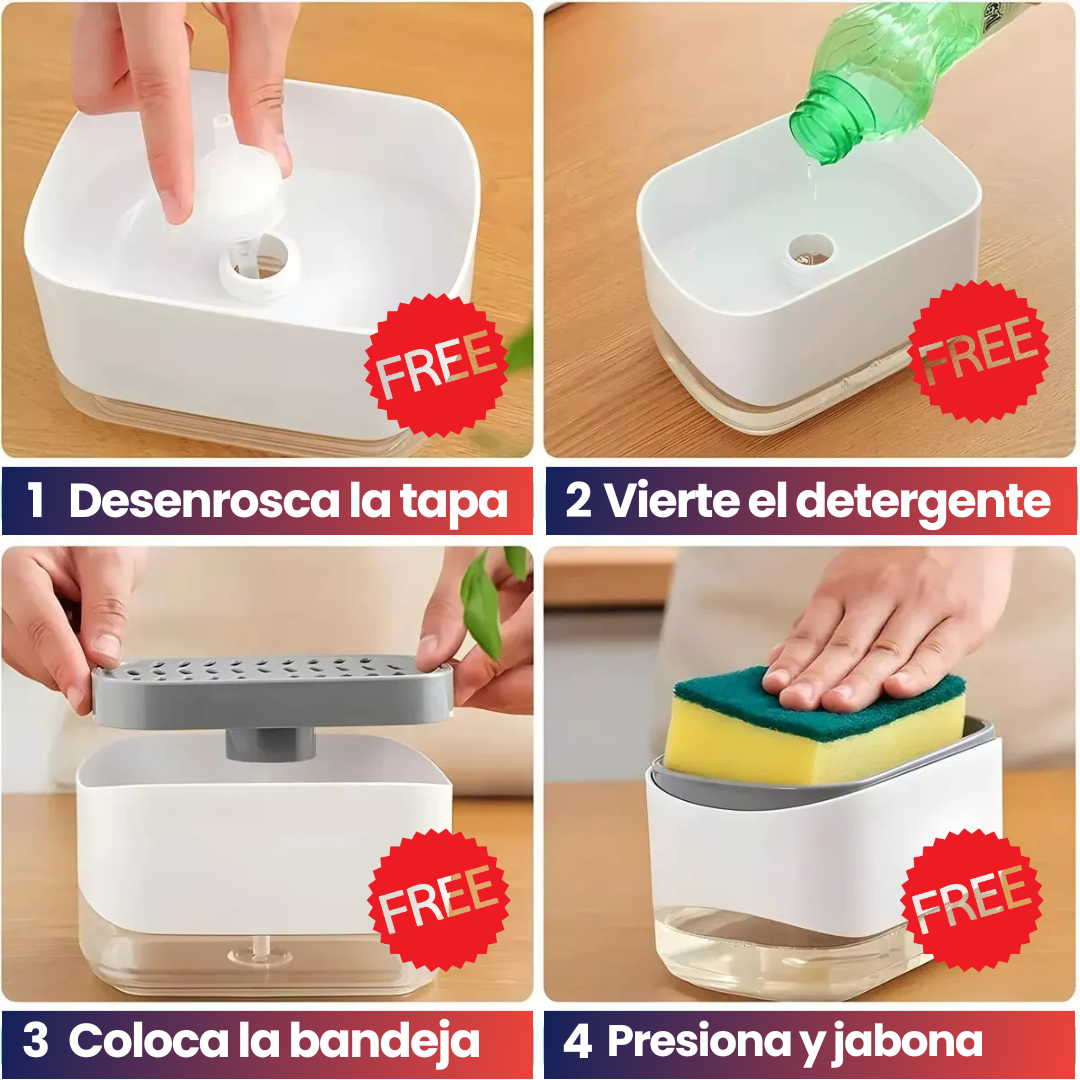 Fregona 360 FacilMop + Dispensador de Jabon GRATIS