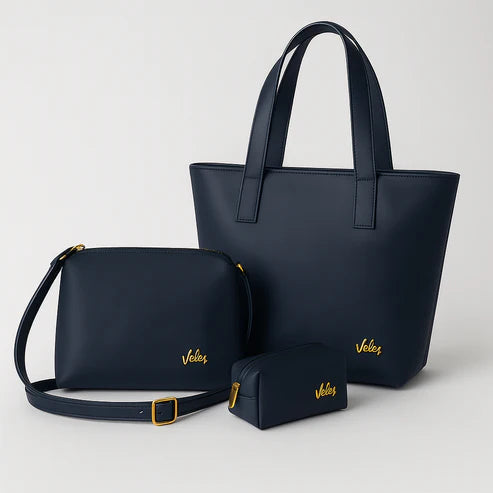 Set Trio Premium — Bolso + Carriel + Cosmetiquera