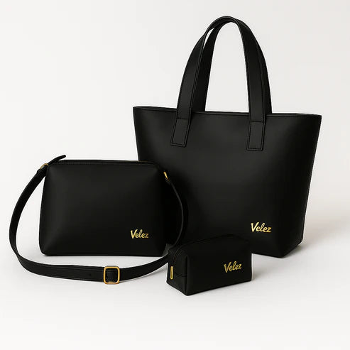 Set Trio Premium — Bolso + Carriel + Cosmetiquera