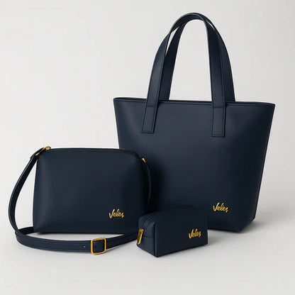 Set Trio Premium — Bolso + Carriel + Cosmetiquera