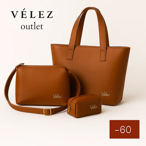 Set Trio Premium — Bolso + Carriel + Cosmetiquera